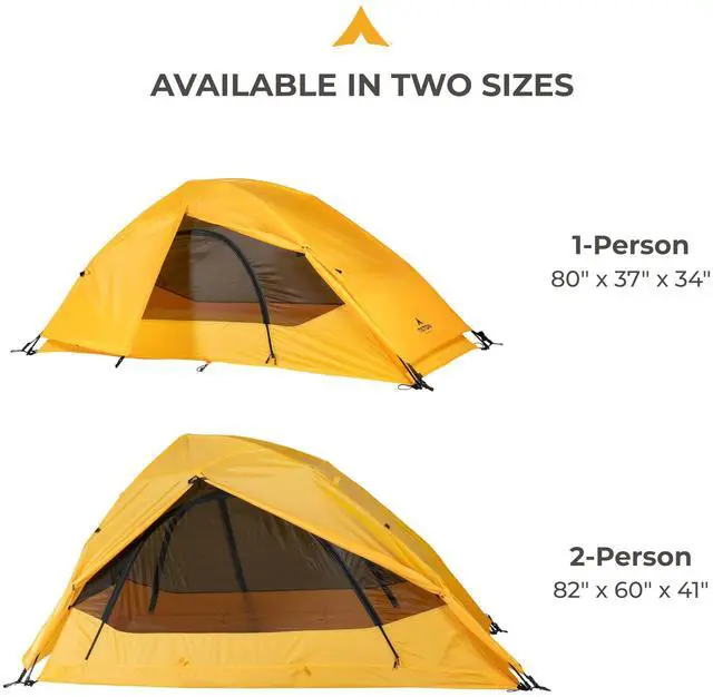 Alt view image 3 of 3 - Teton Vista Quick Tent; Dome Camping and Backpacking Tent; Easy Instant Setup; Clip-On Rainfly Included