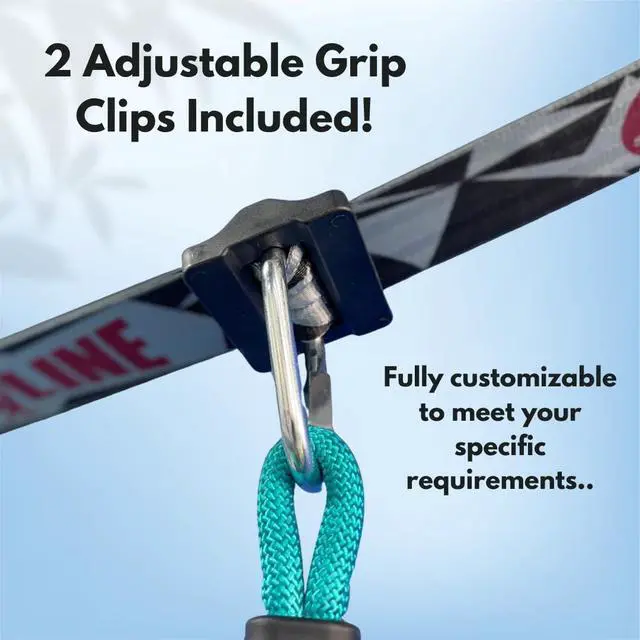 Alt view image 4 of 7 - Slackers Ninjaline - 36' Intro Kit - Includes 7 Hanging Attachments - Best Outdoor Ninja Warrior Training Equipment For Kids - Build Your Very Own Backyard Obstacle Course - Rated Ages 5+