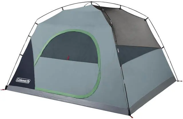 Alt view image 2 of 4 - Coleman Skydome Camping Tent with 5 Minute Setup, 2/4/6/8 Person Weatherproof Tent with Rainfly & Carry Bag, 20% More Headroom Than Traditional Canopies