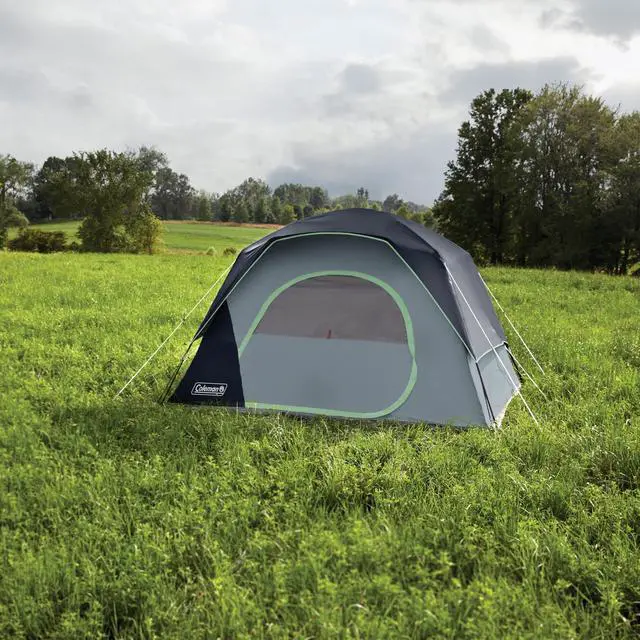 Alt view image 3 of 4 - Coleman Skydome Camping Tent with 5 Minute Setup, 2/4/6/8 Person Weatherproof Tent with Rainfly & Carry Bag, 20% More Headroom Than Traditional Canopies