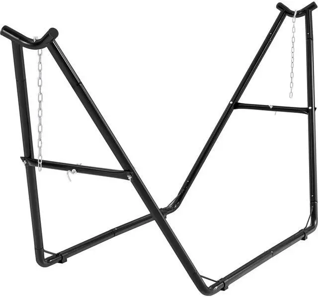Main image of Homgava Universal 2-Person Hammock Stand, 660LBS Capacity,Heavy Duty Steel Hammock Stand, Fits 9.6-14ft Hammocks, Indoor and Outdoor Universal Hammock Stands,Black