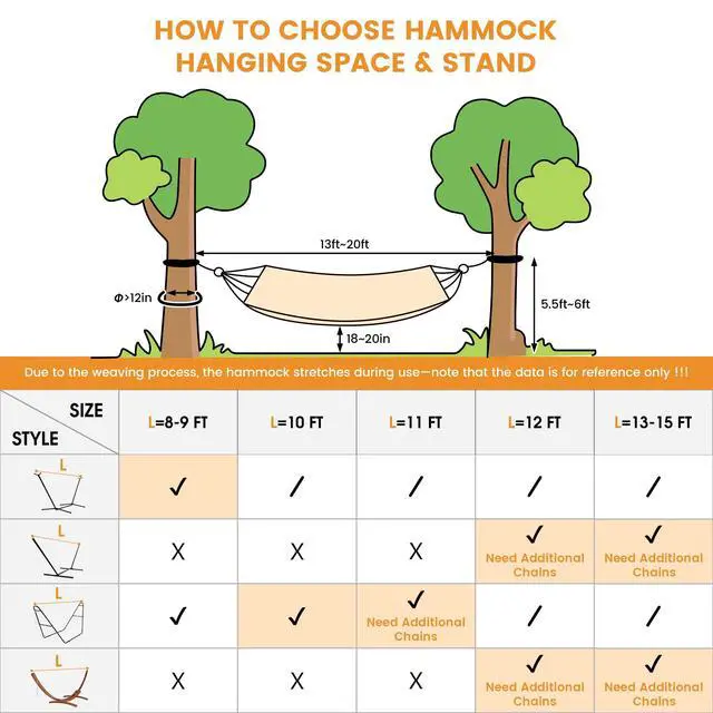 Alt view image 7 of 7 - Lazy Daze Hammocks Handwoven XL Mayan Hammock, 10.5 FT Soft Rope Double Hammocks, Portable Outdoor Hammock with Carry Bag, 2 Straps & Carabiners for Patio Outside, 550 lbs Weight Capacity, Gray
