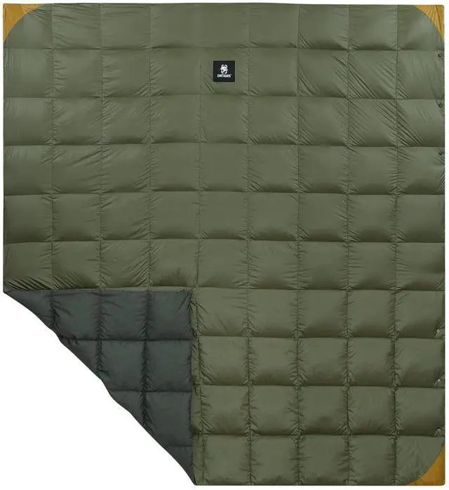 Main image of ONETIGRIS Down Camping Blanket 2 Person -Warm, Lightweight, Packable, Puffy Outdoor Travelling Blanket for Cold Weather Backpacking Hiking Stadium Gardening Beach Picnic Quilt