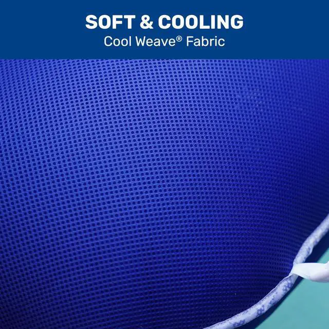 Alt view image 3 of 6 - Aqua Premium Convertible Ultimate Pool Lounger, Inflatable Pool Float, Heavy Duty, X-Large, 74 90, Pineapple Hibiscus
