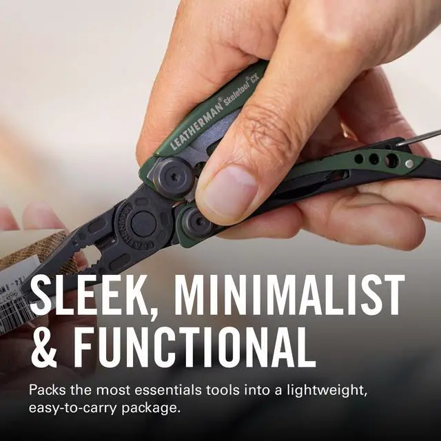 Alt view image 2 of 7 - LEATHERMAN, Skeletool, 7-in-1 Lightweight, Minimalist Multi-tool for Everyday Carry (EDC), Home, Garden & Outdoors, Stainless Steel