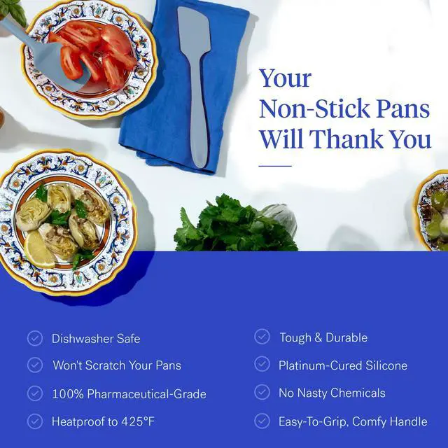 Alt view image 5 of 7 - GIR: Get It Right 10-Piece Spatula Set & Silicone Utensils for Kitchen - Slate - Heat Resistant to 425°F - Dishwasher Friendly - Includes Ladle, Whisk, Potato Peeler & Kitchen Spoons