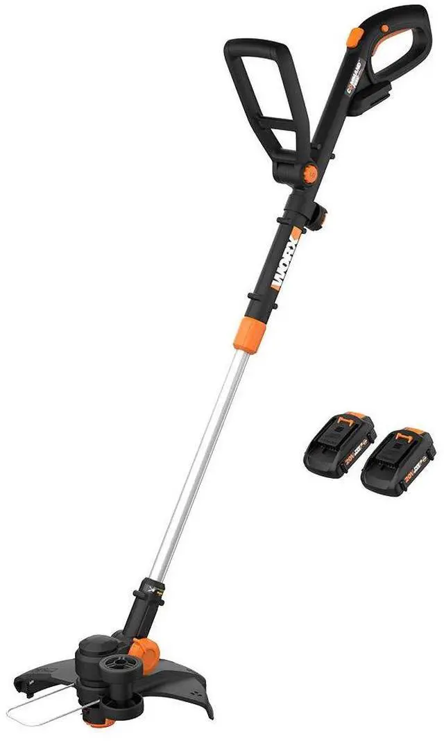 Main image of WORX 3 in 1 Cordless String Trimmer/Lawn Edger/Mini Mower, 12" Electric Weed Wacker with Command Feed, 20V Weed Eater with 5.5 LBS, 2 Batteries & Charger Included, WG170