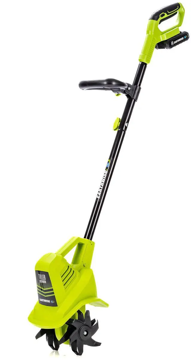 Main image of Earthwise Power Tools by ALM TC70020IT 20-Volt 7.5-Inch Cordless Electric Garden Tiller Cultivator, (2AH Battery & Fast Charger Included), Green