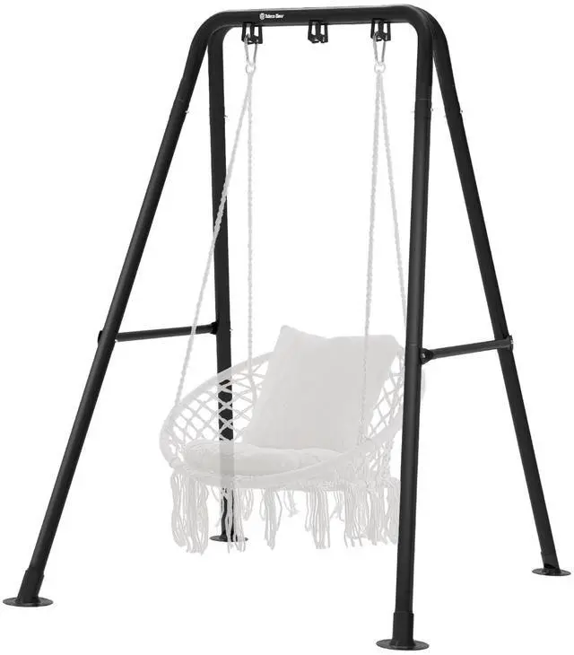 Main image of G TALECO GEAR Hammock Chair Stand,Heavy-Duty Steel 300LBS Multi-Use Hammock Stand for Outdoor Indoor, Swing Chair not Include (Black)