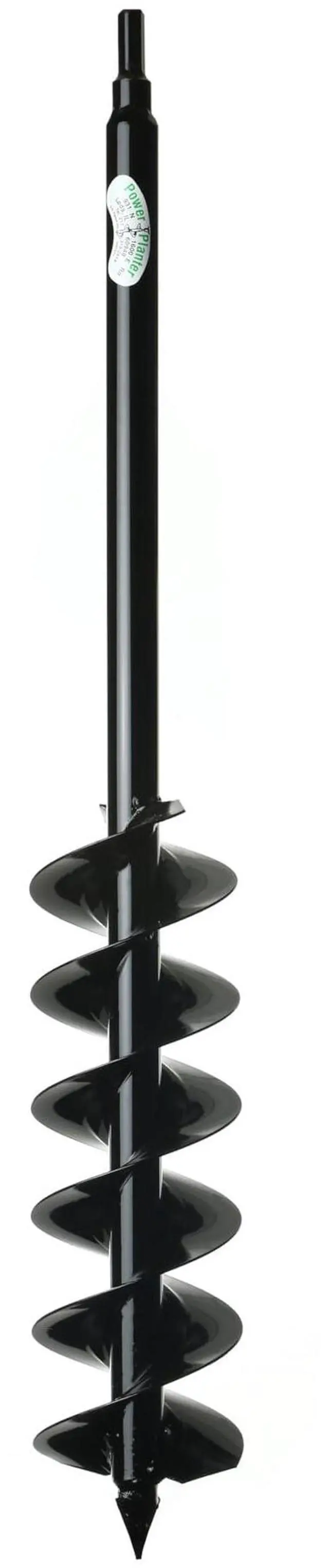 Main image of Power Planter Auger Drill Bit Extension, 5" x 28" with 1/2" Non-Slip Hex Drive, Garden Auger for Planting 5 and 6 Potted Plants, Garden Digging Tool for Dirt, Clay, Soil and Sand
