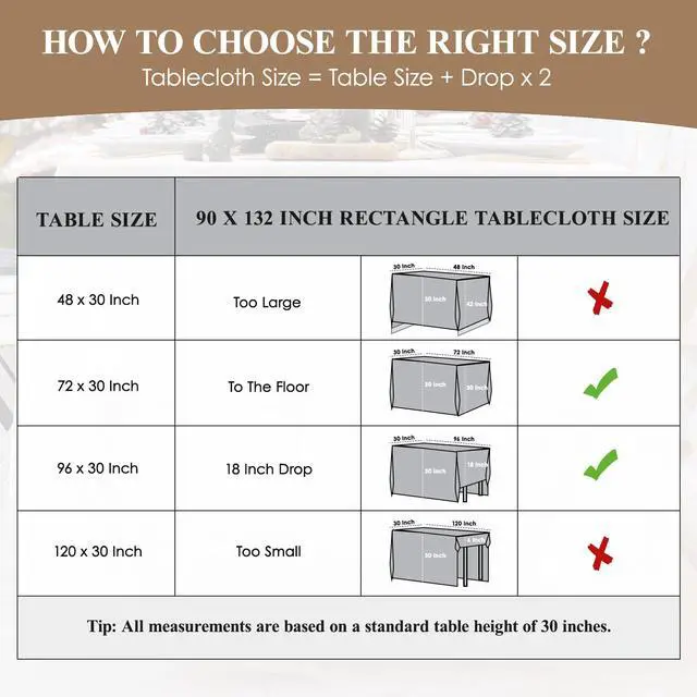Alt view image 2 of 7 - Aocoz Rectangle Tablecloths 90x132 Inch 10 Pack White Tablecloth for 6ft Washable Decorative Linen Polyester Table Cloths for 8ft Dining Table Banquets Buffet Parties and Wedding