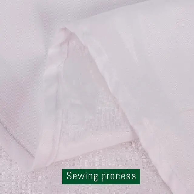 Alt view image 3 of 7 - DAKKIONY 10 Pack Round Tablecloth White 120 Inch, Stain Resistant and Wrinkle Polyester Fabric, Washable Table Cover for Kitchen Dining, Wedding, Buffet Table, Holiday Party