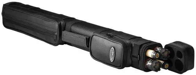 Main image of Casemaster by GLD Products Q-Vault Classic Billiard/Pool Cue Hard Case, Holds 2 Complete 2-Piece Cues (2 Butt/2 Shaft), Black