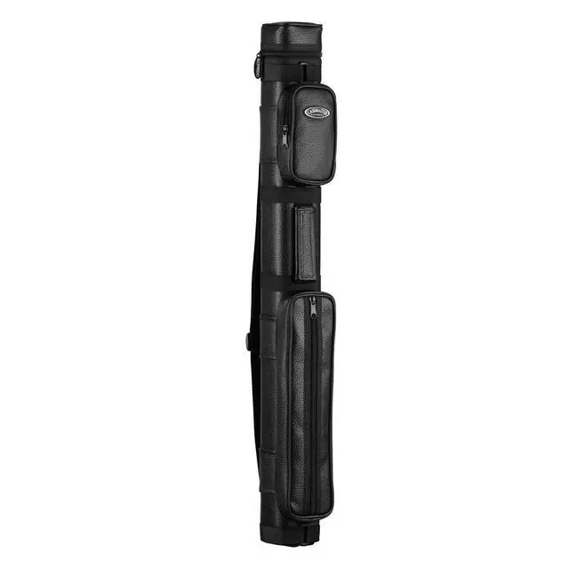 Alt view image 5 of 7 - Casemaster by GLD Products Q-Vault Classic Billiard/Pool Cue Hard Case, Holds 2 Complete 2-Piece Cues (2 Butt/2 Shaft), Black