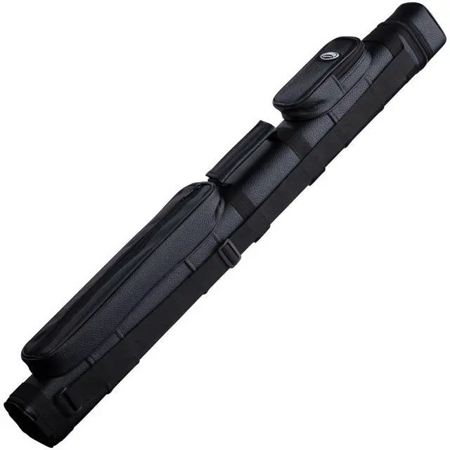 Alt view image 7 of 7 - Casemaster by GLD Products Q-Vault Classic Billiard/Pool Cue Hard Case, Holds 2 Complete 2-Piece Cues (2 Butt/2 Shaft), Black