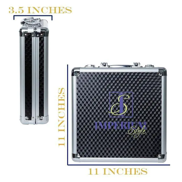 Alt view image 4 of 7 - Imperium Style Pool Balls Billiard Set - Regulation Size - 17 Pc Professional Pool Set w/ Cue Ball and Sleek Black and Silver Case - Multi Colored - Ball Size 2.25" 57.15mm