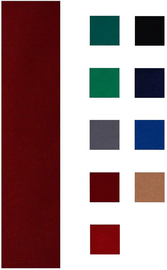 Main image of Accuplay 20 oz Pre Cut Pool Table Felt - Billiard Cloth Burgundy for 8' Table