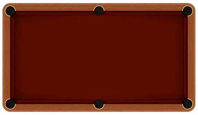 Alt view image 2 of 3 - Accuplay 20 oz Pre Cut Pool Table Felt - Billiard Cloth Burgundy for 8' Table
