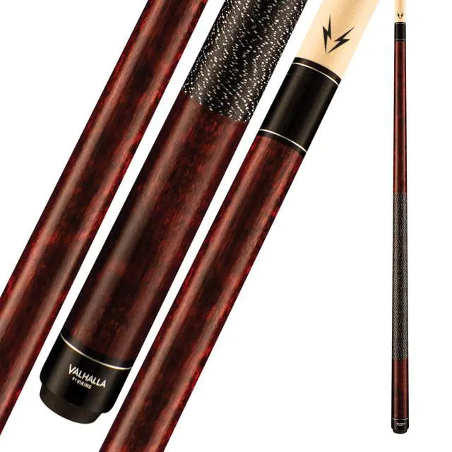 Alt view image 2 of 2 - Viking Valhalla 100 Series Pool Cue, Power Rings Performance Pool Stick for Home Pool Table Play, 2 Piece 58 Inch Pool Cue with Resin Ferrule, Stainless Steel Pin VA120 (19oz, Mahogany)