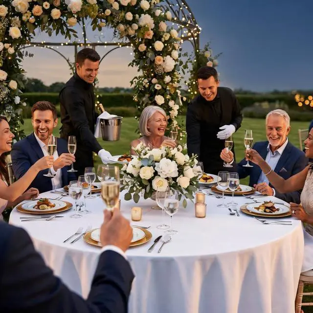 Alt view image 4 of 7 - Heneger 12 Pack White Round Tablecloth 120 Inch White Table Cloth Stain and Wrinkle Resistant Reusable and Washable Polyester Fabric Table Covers for Buffet Wedding Party and Banquet
