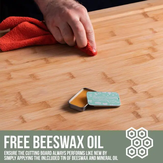 Alt view image 6 of 7 - Gigantic Extra Large Cutting Board for Kitchens 36 x 24 - Heavy Duty Bamboo Chopping Boards Butcher Block Meat & Veg - Large Wooden Gas Stove Top & Countertop (36x24) Giant Noodle and Pasta Board XXXL