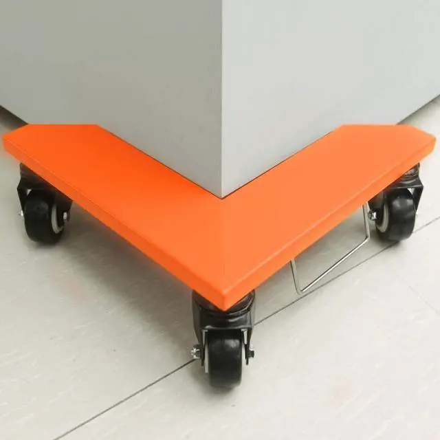 Alt view image 5 of 7 - SPACEKEEPER Desk Cabinet Corner Mover Dolly Furniture Dollies Roller with 1380 LB Load Capacity for Furniture Moving Cart (Set of 4)