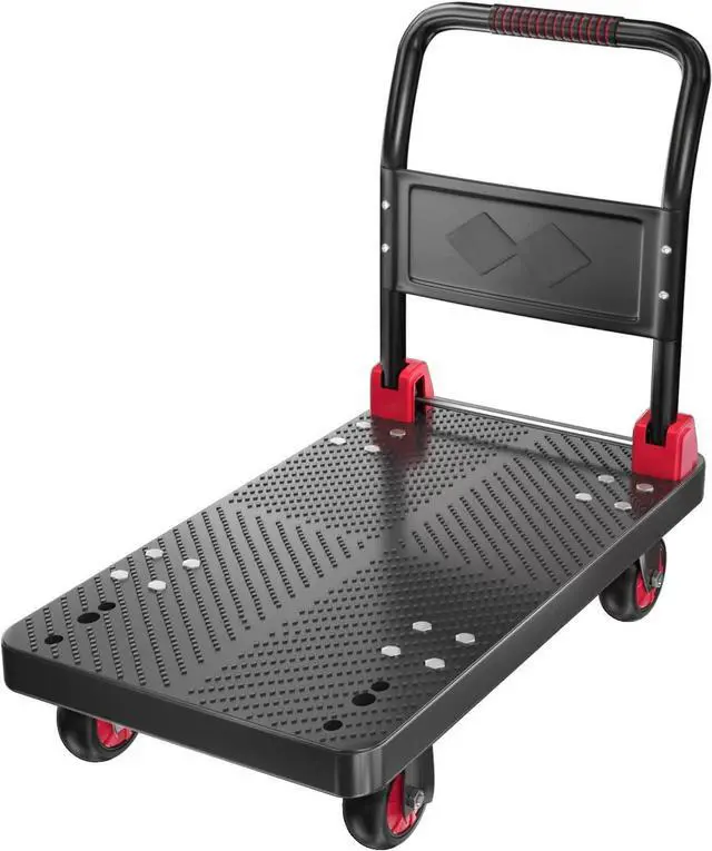 Main image of Lomive Platform Truck Push Cart Dolly, Foldable Hand Trucks with 1000LB Weight Capacity 36x24Inch Large Size for Easy Storage and 360 Degree Swivel Wheels