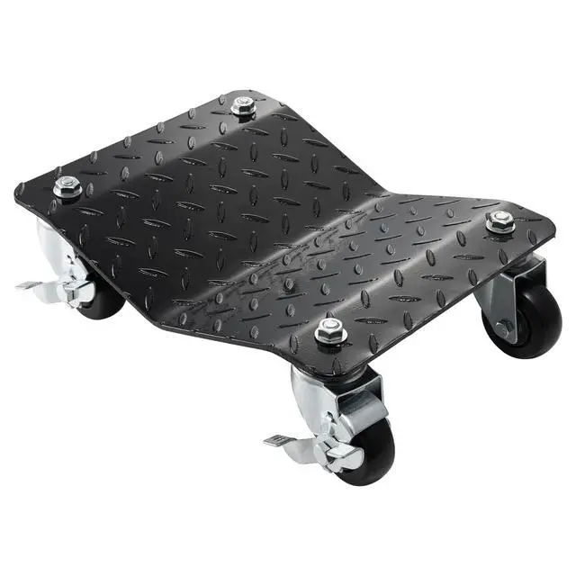 Alt view image 4 of 7 - Car Wheel Dolly, 6000 lbs/2722 kg Car Moving Cart with Brakes, Set of 4 Piece, Heavy-Duty Vehicle Dolly, Moving Cars, Trucks, Trailers, Motorcycles, and Boats