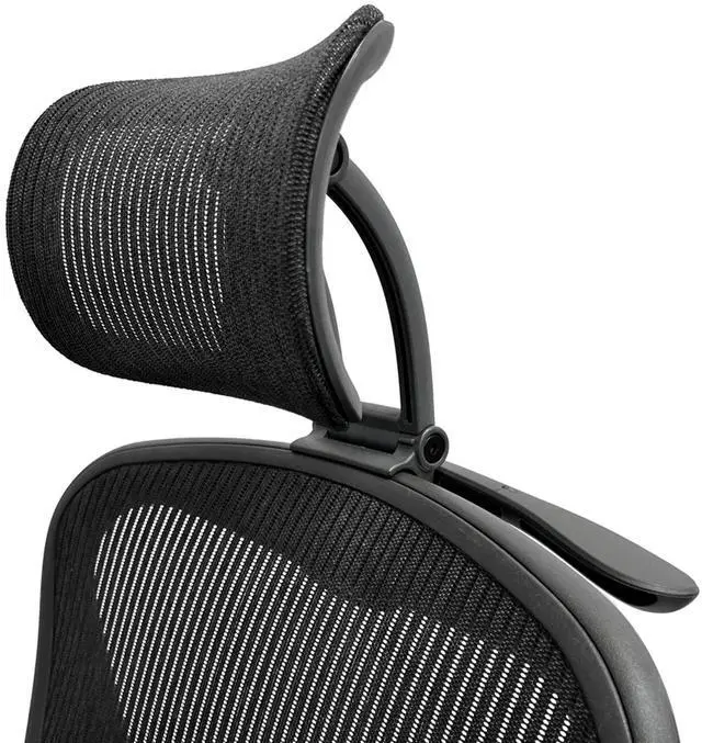 Main image of Headrest Attachment Compatible with Herman Miller Aeron Fully Adjustable Height & Tilt, Removable Coat Hanger Available Color for Classic.