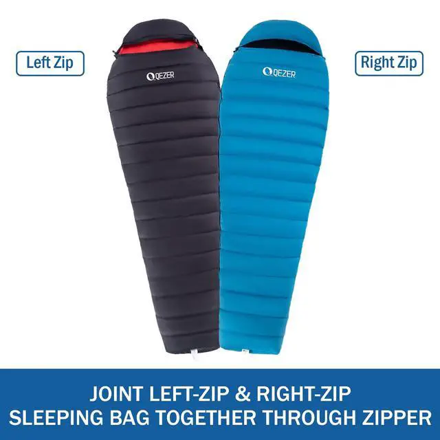 Alt view image 5 of 6 - Ultralight Down Sleeping Bag for Adults 36-61 Degree F with 600 Fill Power, Compact Three Season Sleeping Bag for Backpacking, Hiking and Camping