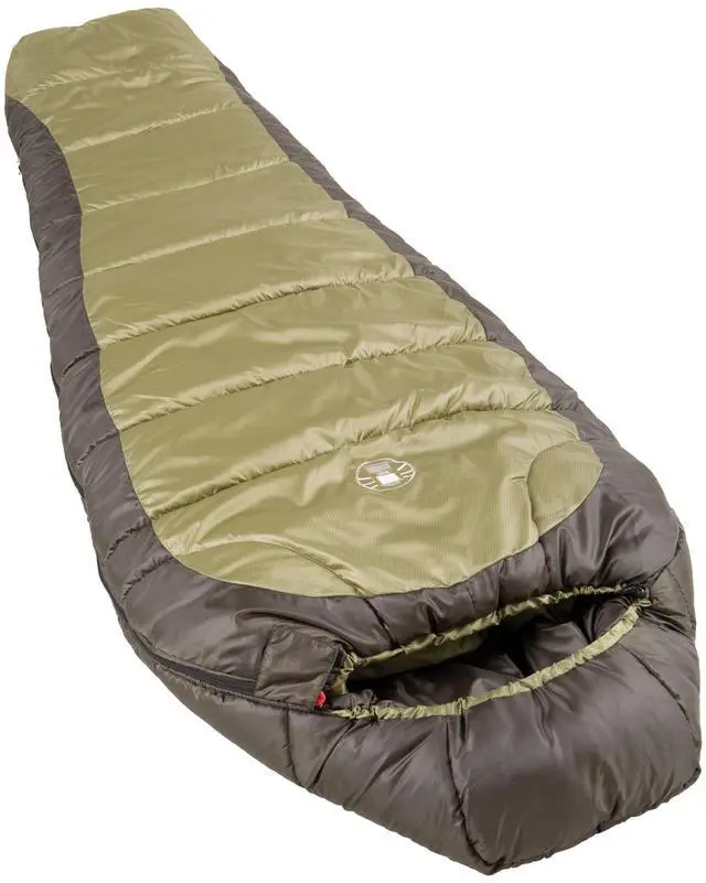 Main image of North Rim 0°F Big & Tall Sleeping Bag, Cold-Weather Mummy Sleep Sack with No-Snag Zipper & Adjustable Hood for Warmth & Ventilation, Large Camping Sleeping Bag