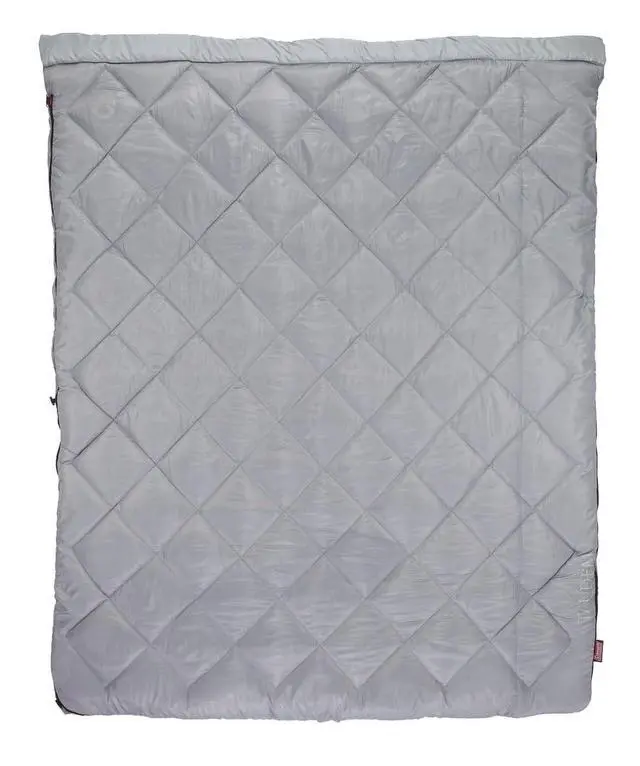 Alt view image 2 of 5 - 45°F Double Sleeping Bag, Queen Size XL Tandem Sleep Sack with Big & Tall Design, Zips Apart into 2 Sleeping Bags, Machine Washable