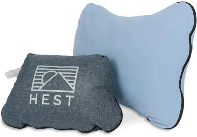 Main image of Camp Pillow (Medium) - Temperature Resilient Memory Foam - Essential for Camping, Backpacking, and Outdoor Adventures - Compact Packable Travel Pillow - 15" L x 22" W