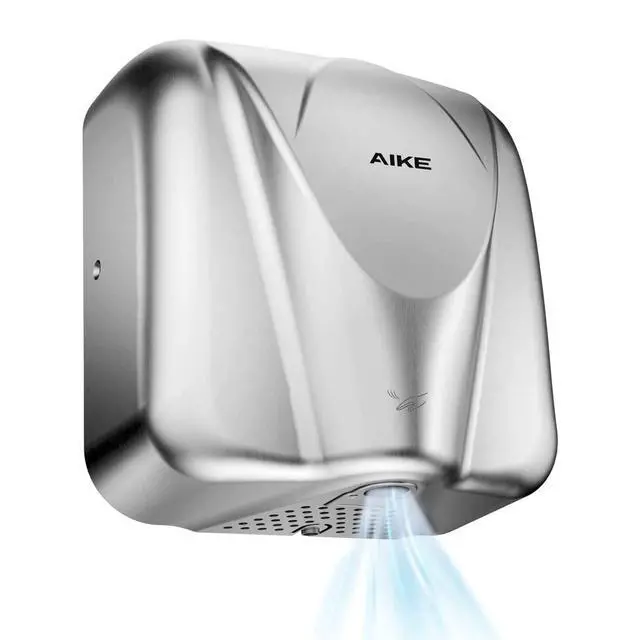 Main image of Elephant Power Commercial Hand Dryer High Speed Auto Warm Wind, Brushed Stainless Steel Cover AC110V-130V Model AK2812