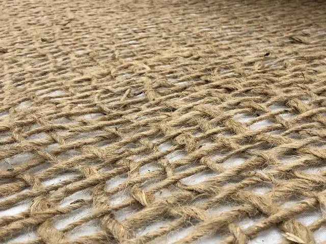 Alt view image 4 of 4 - Jute Erosion Control, Soil Saver Mesh Blanket - 48" Wide x 20 Yards (60 feet Long) - 240 Sq. Ft. Coverage