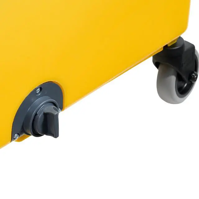 Alt view image 5 of 7 - HYGEN Microfiber Mop Bucket with Press Wringer, 26", Yellow, for Janitorial/Professional Cleaners and Heavy-Duty Industrial Mopping/Wringing/Cleaning