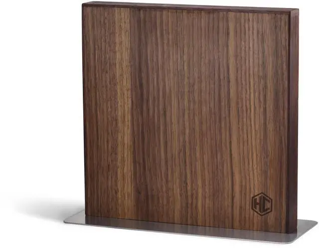 Main image of 13 Inch Magnetic Walnut Knife Block Holder with Strong Enhanced Magnets for Multipurpose Storage in the Home and Kitchen
