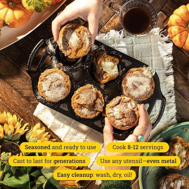 Alt view image 2 of 6 - Cast Iron Bakers Favorite Set