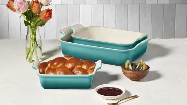 Alt view image 2 of 4 - Stoneware Heritage 3-Piece Rectangular Baking Dish Set, Riviera