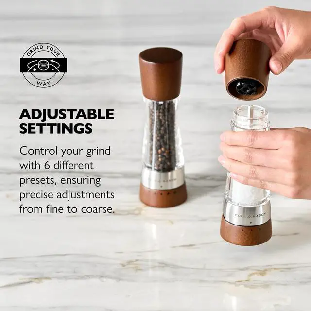 Alt view image 6 of 7 - Derwent Forest Wood Salt & Pepper Mill