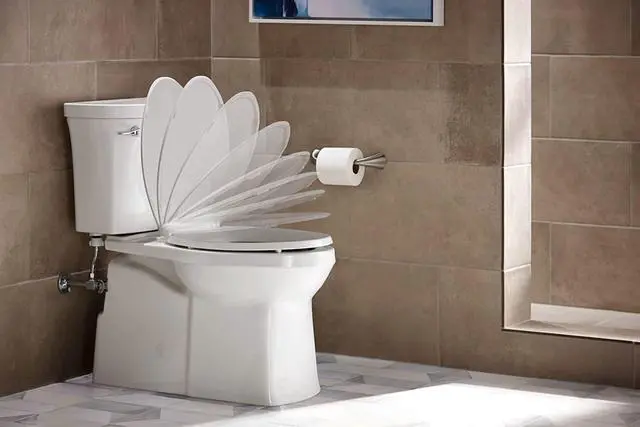 Alt view image 2 of 6 - K-4636-96 Cachet Quiet Close Elongated Toilet Seat, Slow Close Lid and Seat, Grip-Tight Bumpers and Installation Hardware, Biscuit
