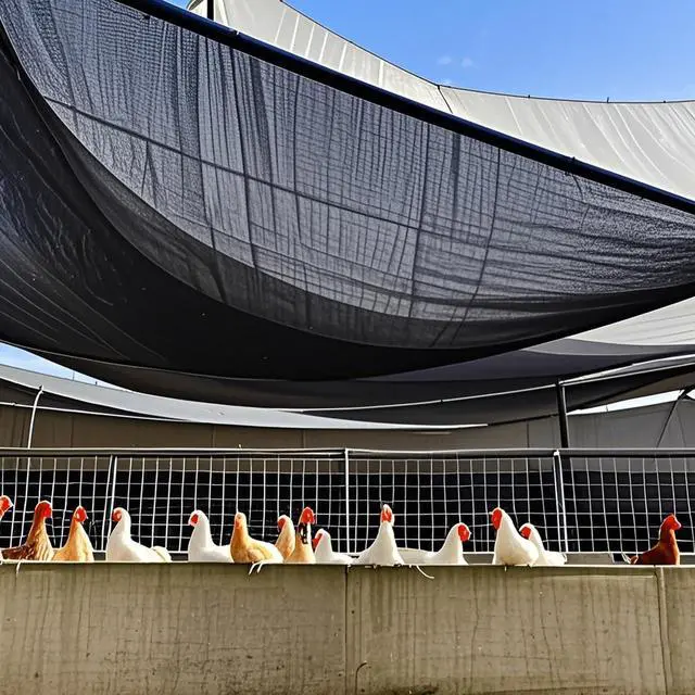 Alt view image 7 of 7 - Black Shade Cloth 90%, 30x50 FT Mesh Tarp - Garden Shade for Greenhouse, Patio, Vegetables, Plants Cover and Chicken Coops, Sunshade Net for Outdoor Protection with Reinforced Grommets