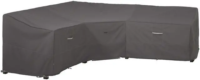 Main image of Ravenna Water-Resistant 100 Inch Patio V-Shaped Sectional Lounge Set Cover, Patio Furniture Covers