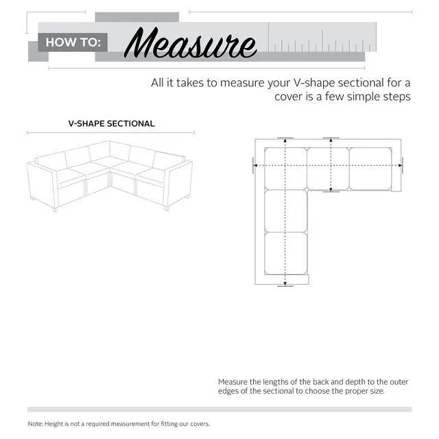 Alt view image 4 of 7 - Ravenna Water-Resistant 100 Inch Patio V-Shaped Sectional Lounge Set Cover, Patio Furniture Covers