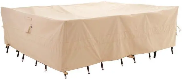 Main image of Extra Large Patio Furniture Set Cover, 180W x 96D x 36H, Beige