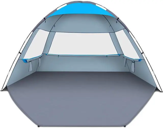 Main image of Beach Tent Sun Shelter for 3/4/6/8/10 Person with UPF 50 UV Protection, Lightweight & Easy Setup Beach Shade Canopy, Portable Beach Shade Tent Beach Cabana