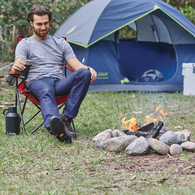 Alt view image 5 of 6 - Sundome Camping Tent with Rainfly, 2/3/4/6 Person Tent Sets Up in 10 Mins, Weatherproof Shelter for Camping, Festivals, Backyard, Sleepovers, & More