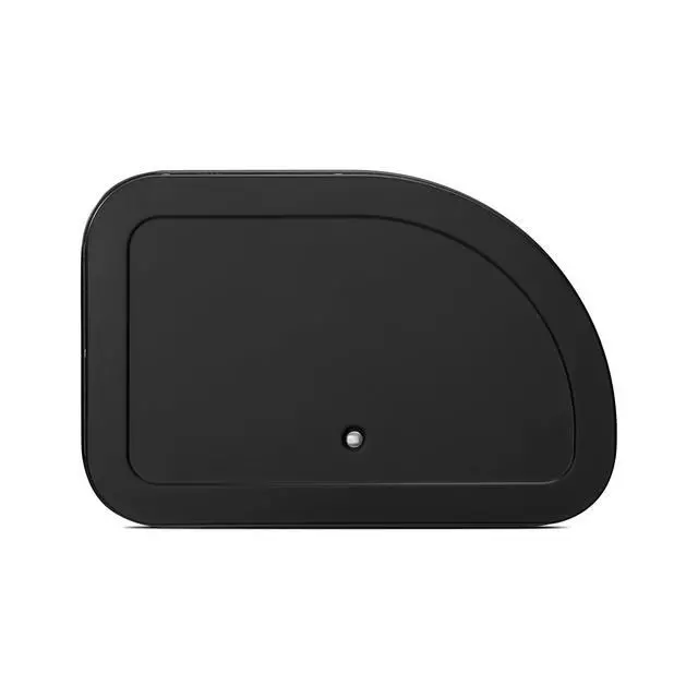 Alt view image 3 of 4 - Roll Top Bread Box | Large | Matt Black | Metal Front Opening Bread Store for Kitchen Countertop | Partly Flat Top for Extra Storage, Magnet Closing Lid | Fits 2 Loaves