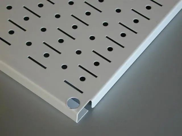 Alt view image 5 of 5 - 30-P-3232B Black Metal Pegboard Pack - (2) 32" Tall x 16" Wide Black Pegboards