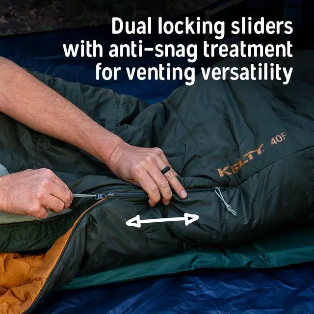 Alt view image 5 of 5 - Cosmic Synthetic 0F Degree Mummy Sleeping Bag, 4 Season (Regular)